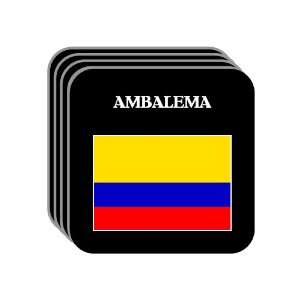 Colombia   AMBALEMA Set of 4 Mini Mousepad Coasters 