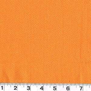  45 Wide Freckles Orange Fabric By The Yard Arts, Crafts 