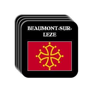  Midi Pyrenees   BEAUMONT SUR LEZE Set of 4 Mini Mousepad 
