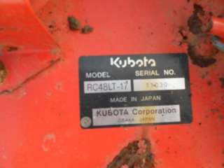 Kubota 48 Mower Deck fits Kubota T series Lawn Tractors #216 