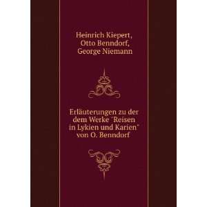  ErlÃ¤uterungen zu der dem Werke Reisen in Lykien und Karien 