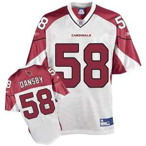  Karlos Dansby #58 Arizona Cardinals NFL White Adult 