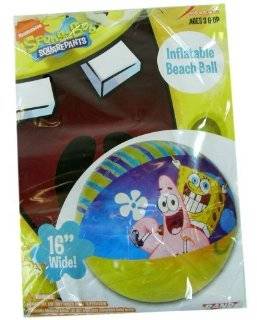 Nick Jr. SpongeBob Squarepants Inflatable Beach Ball 16 (Styles Vary)