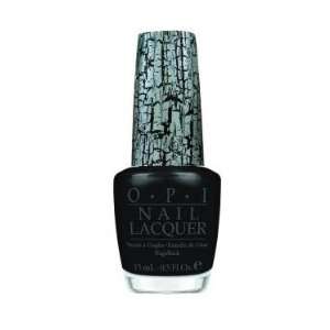  OPI KATY PERRYS BLACK SHATTER CRACKLE EFFECT NAIL 