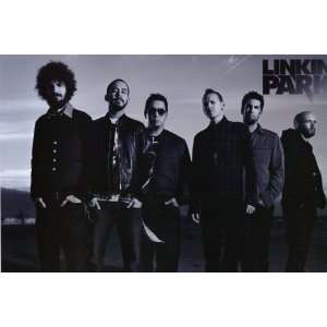  Linkin Park (Group, B&W) Music Poster Print   24 X 36 
