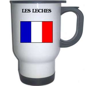  France   LES LECHES White Stainless Steel Mug 