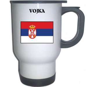  Serbia   VOJKA White Stainless Steel Mug Everything 