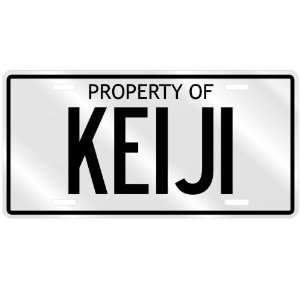  NEW  PROPERTY OF KEIJI  LICENSE PLATE SIGN NAME