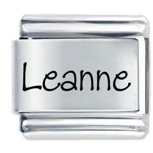  Name Leanne Italian Charms Bracelet Link Pugster Jewelry