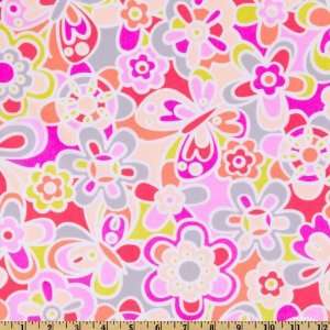   Weekends Kaleidoscope Pink Fabric By The Yard Arts, Crafts & Sewing