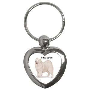  Samoyed Key Chain (Heart)