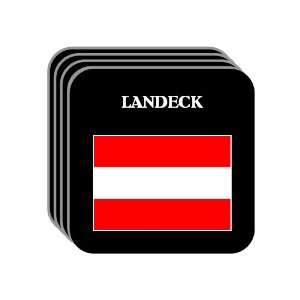  Austria   LANDECK Set of 4 Mini Mousepad Coasters 