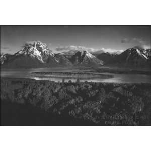  Mt. Moran and Jackson Lake, by Ansel Adams   24x36 
