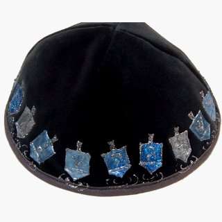  Kippah Velvet   Handpainted 51