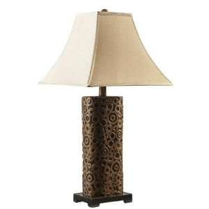  Klaussner Furniture Circle Table Lamp with Bell Shade 