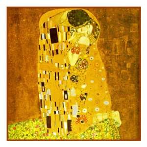  Art Nouveau Artist Gustav Klimts The Kiss Counted Cross 