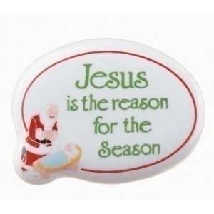  Kneeling Santa Claus Jesus Is The Reason For The Season 