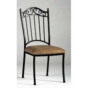  Chintaly Imports 0710 Collection Wrought Iron Dining Chair 
