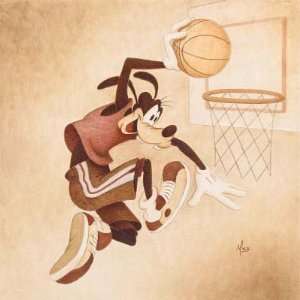  Slam Dunk   Disney Fine Art Giclee by Mike Kupka