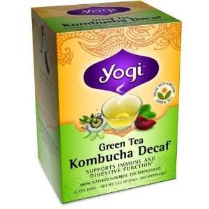  Yogi Tea Green Tea Decaf Kombucha Organic   16 Tea Bags 