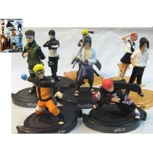  Naruto Konoha Gakuen Figure set of 8 (Closeout Price 