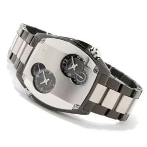  Croton Mens Dual Time Stainless Steel Watch Watches