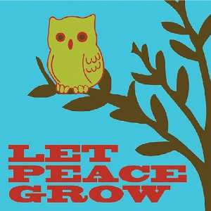  Let Peace Grow Canvas Reproduction