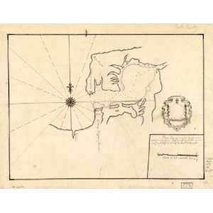  1784 map of Venezuela, Puerto Cabello