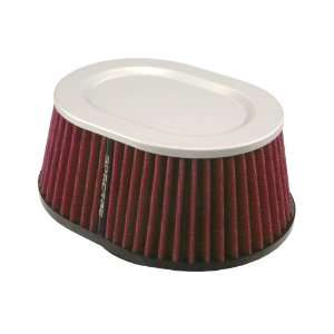    Spectre 889616 hpR Red 4 Oval Low Profile Cone Filter Automotive