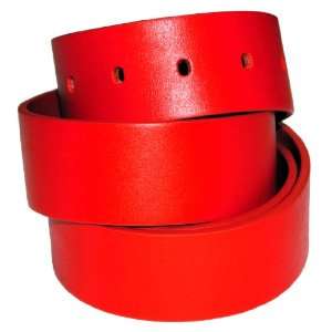   Leather 40mm Strap only for Pride Buckle, Red