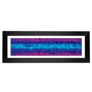  Color Pixels Giclee 52 1/8 Wide Wall Art