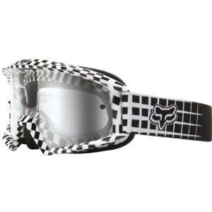  Fox Racing Main Youth Goggles Checkers w/Clear Lens 