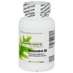  FoodScience of Vermont Antioxidants Resveratrol 50 120 
