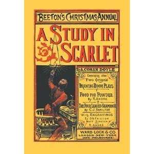 Vintage Art Beetons Christmas Annual A Study in Scarlet 