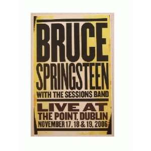  Bruce Springsteen Live at Dublin Point Poster Handbill 
