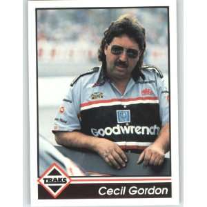  1992 Traks #112 Cecil Gordon   NASCAR Trading Cards 