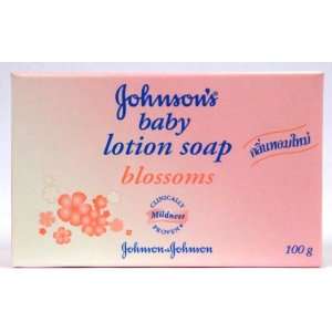  Johnsons Baby Lotion Bar Soap, Blossoms, 100 G / 3.5 Oz 