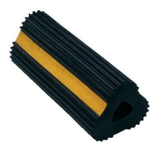 IHS EX 4 Extruded Rubber Wheel Chock, 10 Width, 3 3/4 Height, 4 1/2 