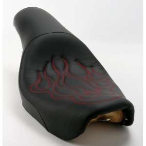  Saddlemen Tattoo Profiler Seat w/Dark Red Stitch 804050514 