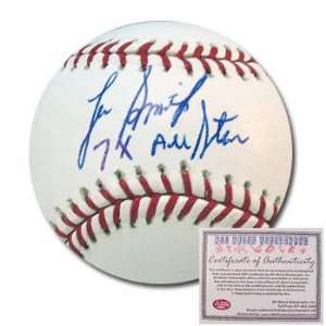 Lee Smith Autographed Baseball with 7x All Star Inscription