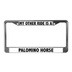  Palomino Horse Pets License Plate Frame by  