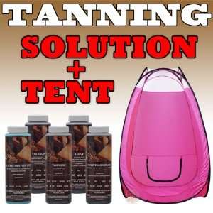  PINK Tanning Booth Pop Up Tent   Airbrush Spray Tan Mobile 