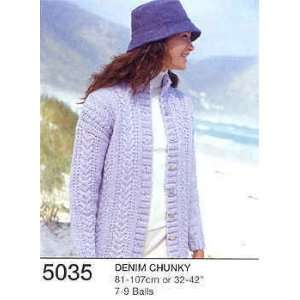  Sirdar Knitting Patterns 5035 Denim Chunky