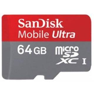 SanDisk 64GB Mobile Ultra MicroSDXC Class 6 Memory Card with SD 