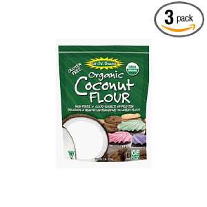 Edward & Sons Trading Co Coconut, Flour, Og, 16 Ounce (Pack of 3)