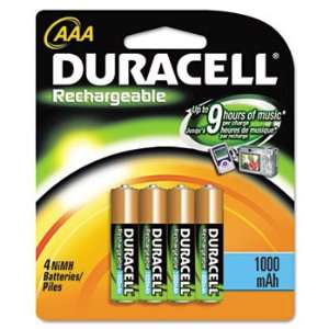  New Duracell DC2400B4N   Rechargeable NiMH Batteries, AAA 