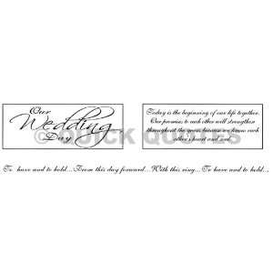  Our Wedding Day Vellum Quotes