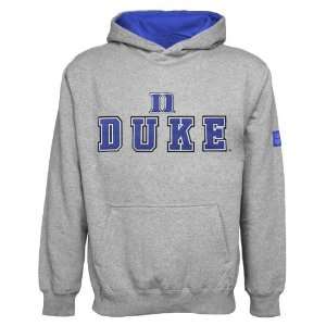  Duke Blue Devils Ash Youth Automatic Hoody Sweatshirt 