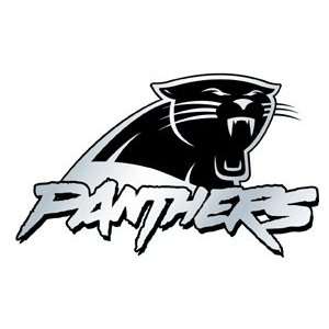  Carolina Panthers Silver Auto Emblem