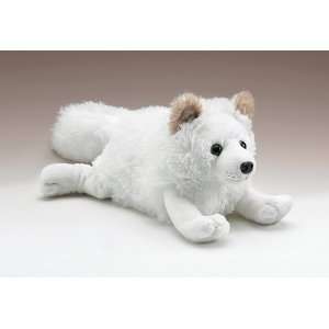  Arctic Fox Lying Plush Toy 17 Long Toys & Games